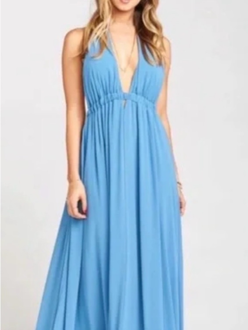 Show my your mumu luna halter dress size medium
